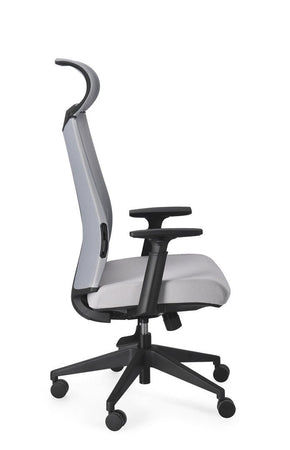 Poltrona "Killian" da gaming ed ufficio ergonomica in poliestere con braccioli e ruote