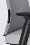 Poltrona Killian da gaming ed ufficio ergonomica in poliestere con braccioli e ruote