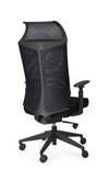 Poltrona Killian da gaming ed ufficio ergonomica in poliestere con braccioli e ruote