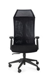 Poltrona Killian da gaming ed ufficio ergonomica in poliestere con braccioli e ruote