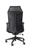Poltrona Killian da gaming ed ufficio ergonomica in poliestere con braccioli e ruote