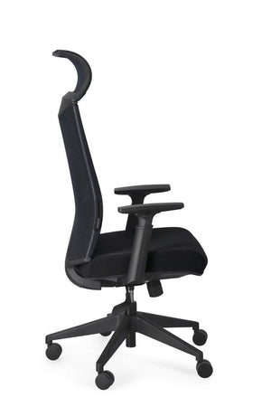 Poltrona "Killian" da gaming ed ufficio ergonomica in poliestere con braccioli e ruote