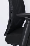 Poltrona Killian da gaming ed ufficio ergonomica in poliestere con braccioli e ruote