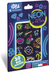 18699 - Idea-Neon, Stickers Fluorescenti, attaccastacca
