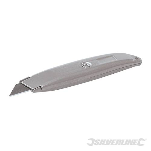 Taglierino a lama retrattile in alluminio Silverline 150mm Silverline
