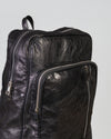 Catigliano - Zaino Nero In Vera Pelle