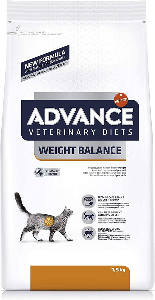 Advance Vet Diets Weight Balance secco Gatti 1,5 kg