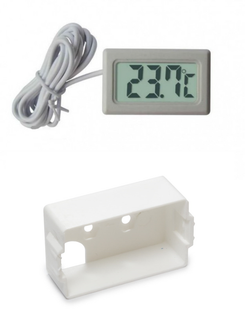 TERMOMETRO + SUPPORTO SONDA CM 90 DIGITALE BATTERIE COMPRESE RF 1000 + RF 1001