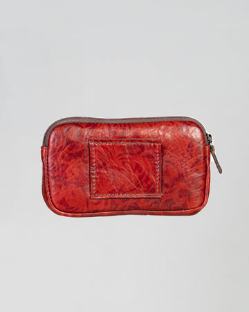 Elettra - Pochette da Donna in Vera pelle Rossa
