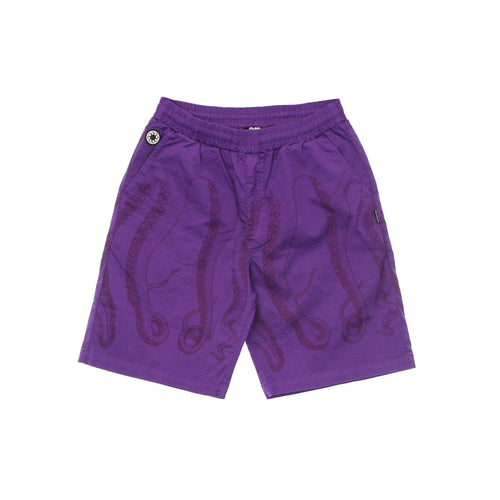 OCTOPUS Pantalone Corto Uomo Outline Jogger Short Purple da uomo