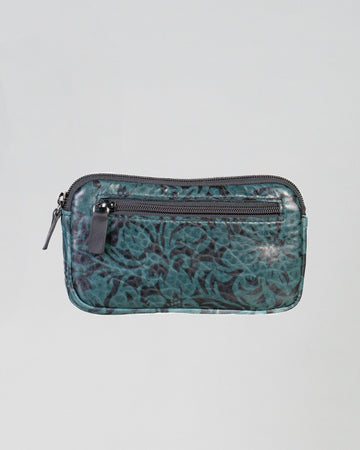 Elettra - Pochette da Donna in Vera pelle Verde