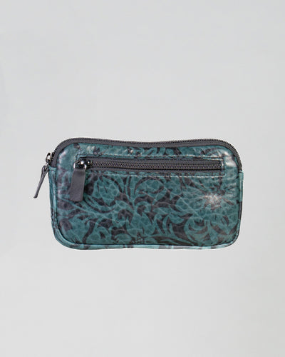 Elettra - Pochette da Donna in Vera pelle Verde