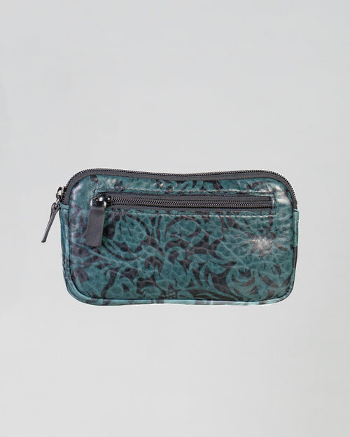 Elettra - Pochette da Donna in Vera pelle Verde