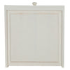 Biscottini Credenza Biscottini Shabby Country Chic Legno Massello Tiglio Bianco Anticato