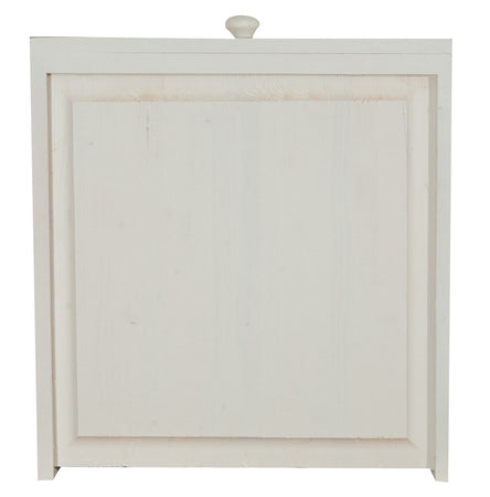 Biscottini Credenza Biscottini Shabby Country Chic Legno Massello Tiglio Bianco Anticato