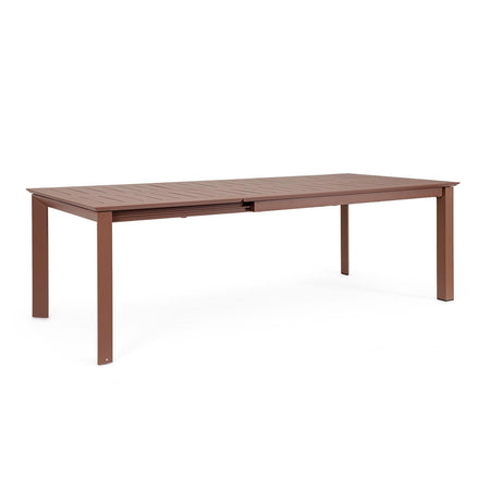 Tavolo allungabile "Konnor" in alluminio verniciato da esterno per giardino e veranda 160/240 cm
