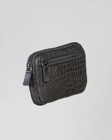 Elettra - Pochette da Donna in Vera pelle Grigia