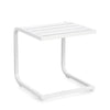 Tavolino Taylor struttura in alluminio per arredo casa da 40 x 40 cm