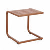 Tavolino Taylor struttura in alluminio per arredo casa da 40 x 40 cm
