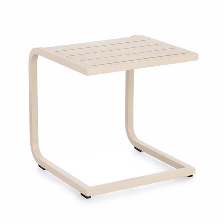 Tavolino "Taylor" struttura in alluminio per arredo casa da 40 x 40 cm