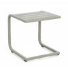 Tavolino Taylor struttura in alluminio per arredo casa da 40 x 40 cm
