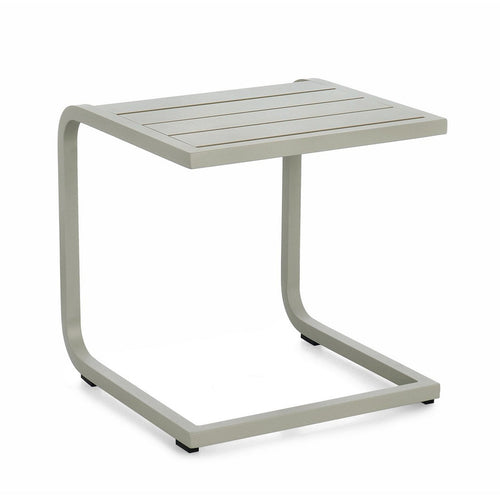 Tavolino Taylor struttura in alluminio per arredo casa da 40 x 40 cm