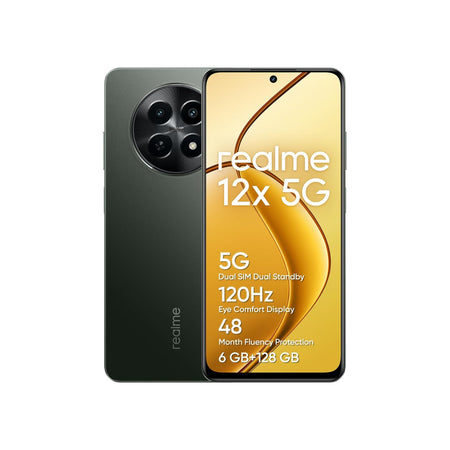 Realme 12x 6+128gb 6.67 5gglowing Black Ds Ita