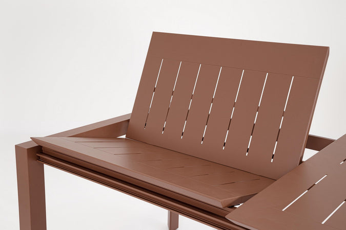 Tavolo allungabile "Konnor" in alluminio verniciato da esterno per giardino e veranda 160/240 cm