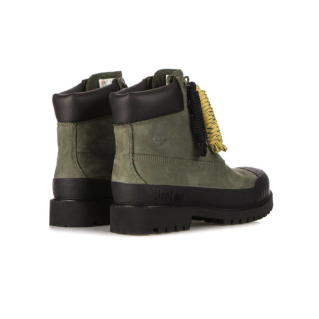 TIMBERLAND Scarponcino Alto Uomo 6" Premium'rubber Toe Waterproof X Bee Line Dark Green da uomo