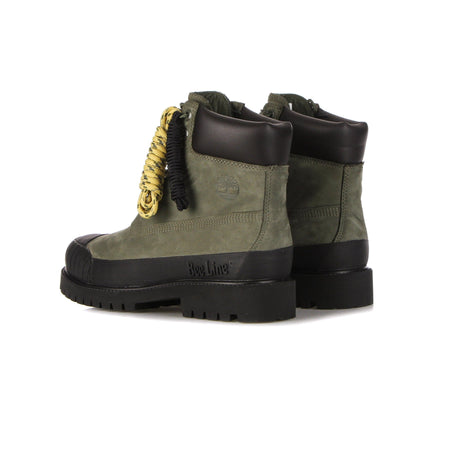 TIMBERLAND Scarponcino Alto Uomo 6" Premium'rubber Toe Waterproof X Bee Line Dark Green da uomo