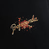 PROPAGANDA Felpa Leggera Cappuccio Uomo Spaghetti Hoodie Black da uomo