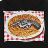 PROPAGANDA Felpa Leggera Cappuccio Uomo Spaghetti Hoodie Black da uomo