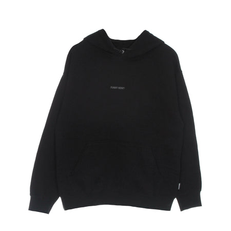 PROPAGANDA Felpa Leggera Cappuccio Uomo Wise Ribs Icon Hoodie Black da uomo