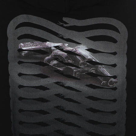 PROPAGANDA Felpa Leggera Cappuccio Uomo Wise Ribs Icon Hoodie Black da uomo