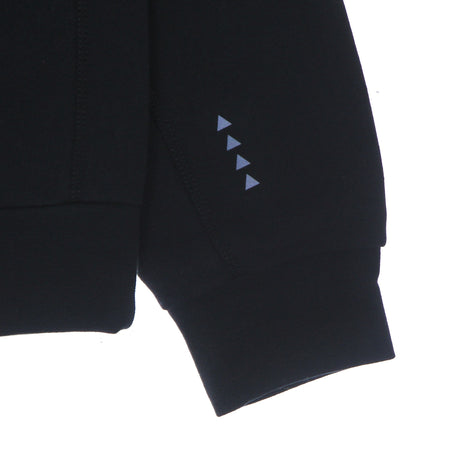 Nike Felpa Girocollo Uomo Sportswear Air Brushed-back Crew Black/light Bone da uomo