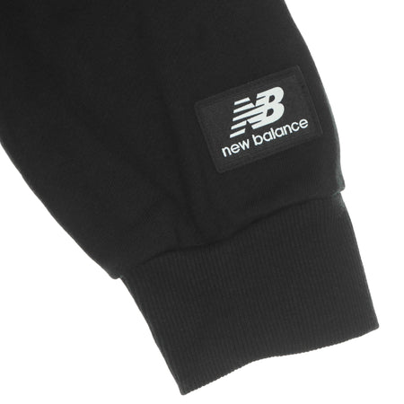 NEW BALANCE Felpa Cappuccio Uomo Athletics Winterized Cord Hoodie Black da uomo