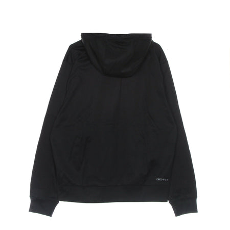 Nike Felpa Cappuccio Zip Uomo Sportswear Spu Dri-fit Fleece Full-zip Hoodie Bb Black/black da uomo