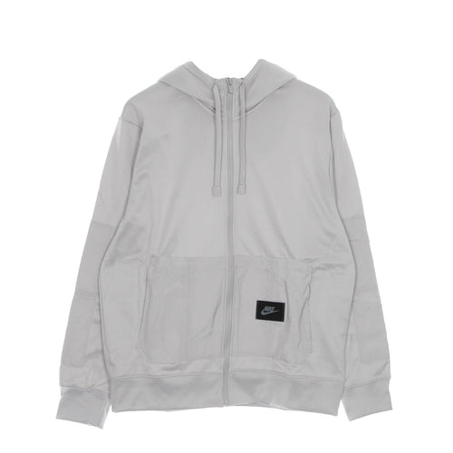 Nike Felpa Cappuccio Zip Uomo Sportswear Spu Dri-fit Fleece Full-zip Hoodie Bb Lt Iron Ore/lt Iron Ore/black da uomo
