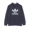 Adidas Felpa Leggera Cappuccio Uomo Trefoil Hoody Shadow Navy/white da uomo