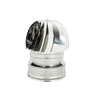 Fumaiolo da 130-180mm radiante tipo eolico inox AISI 304 base tonda doppia parete