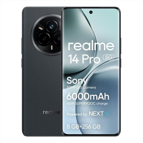 Realme 14 Pro Smartphone Display 6.83 5G RAM 8 Gb Capacità 256 Gb Android colore Suede Grey - Grigio - DS ITA