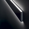 Applique Moderna Linus Alluminio Nero Led 32W 3000K Luce Calda