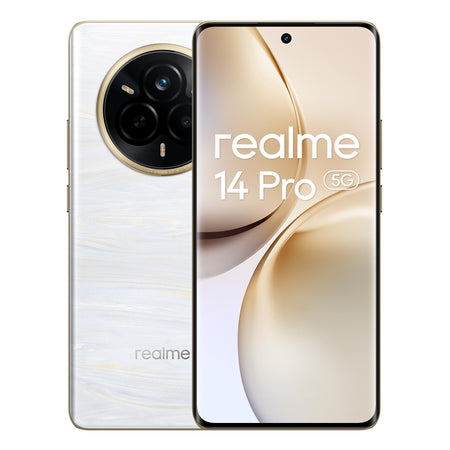 Realme 14 Pro Smartphone Display 6.83" 5G RAM 8 Gb Capacità 256 Gb Android colore Pearl White - Bianco - DS ITA