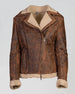 Tris - Chiodo Donna Cuoio Graffiato interno Effetto Shearling