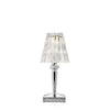 LAMPADA A BATTERIA BATTERY CROMO METALLIZZATO