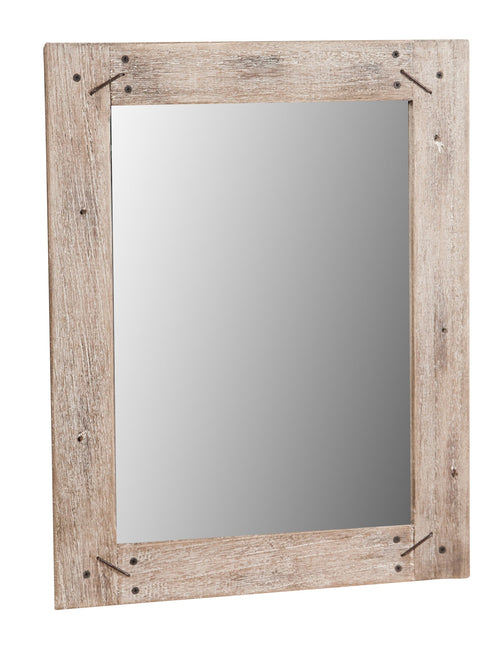 Biscottini Specchio da parete in legno massello RUSTICO