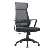 Poltrona Hoboken da gaming ed ufficio ergonomica in poliestere con braccioli e ruote