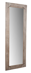 Biscottini Specchio da parete in legno massello RUSTICO effetto antico dipinto Offerta