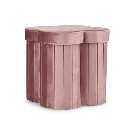 Poltrona Pouf "Jocelyn" per interno, con struttura in mdf