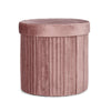 Poltrona Pouf Jocelyn per interno, con struttura in mdf